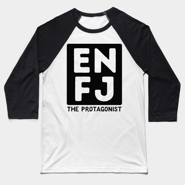 ENFJ Baseball T-Shirt by Teeworthy Designs